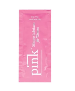 Pink Silicone Lubricant 5 ml - silikonowy żel nawilżający, saszetka
