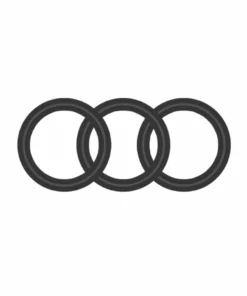 Perfect Fit Silicone 3 Ring Kit Medium Black - Zestaw silikonowych pierścieni M