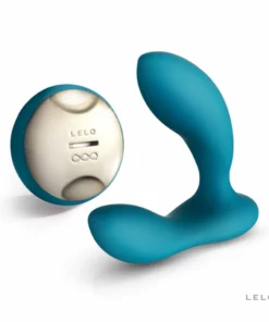 LELO Hugo Ocean Blue - Masażer do masażu prostaty z pilotem, silikonowy