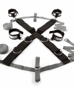 Fifty Shades of Grey Over the Bed Cross - Zestaw wiązań łożkowych regulowanych