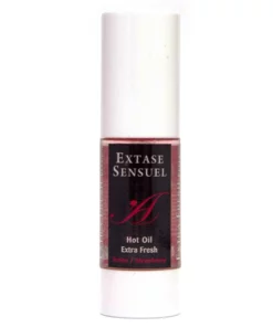 Extase Sensuel Hot Oil Extra Fresh Strawberry 30ml - rozgrzewający olejek truskawkowy