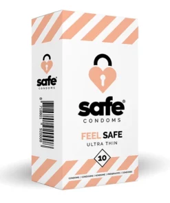 Safe Feel Safe Ultra Cienkie Prezerwatywy 10 szt. Lateksowe 54mm