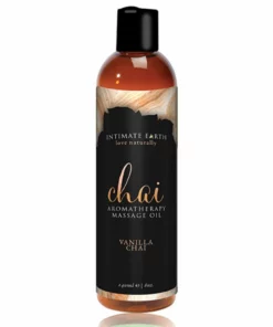 Intimate Earth Chai Olejek do masażu herbata-wanilia 240 ml