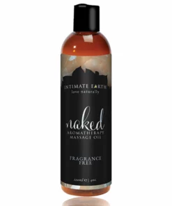 Intimate Earth Massage Oil Naked 120ml bezzapachowy olejek organiczny