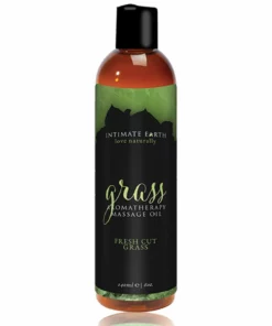 Intimate Earth Grass Olejek do masażu 240 ml świeża trawa