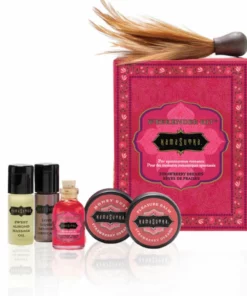 Kama Sutra Weekender Kit Strawberry - Zestaw podrożny, truskawkowy