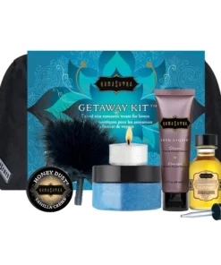 Kama Sutra Getaway Kit Romantic Treats - Zestaw podrożny z akcesoriami pielęgnacyjnymi