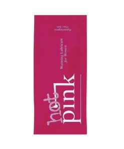 Pink Hot Pink Lubrykant rozgrzewający wodny saszetka 5 ml
