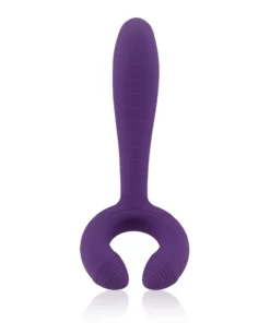 Rocks-Off Icons Duo Vibe Deep Purple - model dla par, 3 silniki, wodoodporny