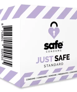 Safe Just Safe prezerwatywy 5 szt. anatomiczne lateksowe 56 mm