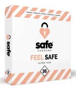 Safe Feel Safe Ultra Cienkie Prezerwatywy 36 szt. 54 mm