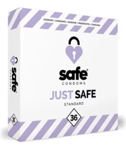 Safe Just Safe 36 szt. prezerwatywy klasyczne, anatomiczny kształt