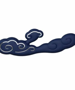 Sky by Ave Alto L Rabbit Vibrator Blue - zaawansowany model, 7 trybow, niebieski