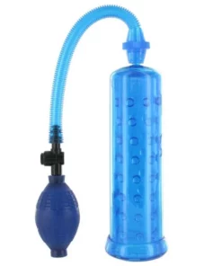 XLsucker Blue - pompka prożniowa do powiększania, cylinder 19,5x5cm