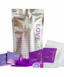 The Love Bag zestaw intymny z akcesoriami, dyskretne opakowanie