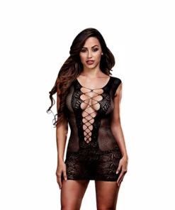 Baci Ultra Corset Dress czarna sukienka z efektem gorsetu One Size