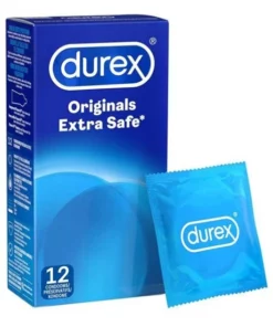 Durex Originals Extra Safe 12 szt. prezerwatywy, szerokość 56 mm