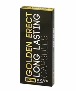 Big Boy Golden Erect 8 Tabs - Suplement z żeń-szeniem i miłorzębem na energię
