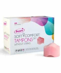 Beppy Dry Tampons 8 sztuk - bezsznurkowe tampony suche, uniwersalne