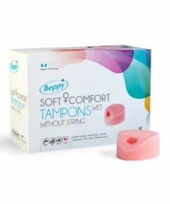 Beppy Wet Tampons 8 sztuk - komfortowe tampony wilgotne z lawendą