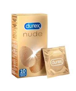 Durex Nude 10 sztuk - ultra cienkie prezerwatywy lateksowe