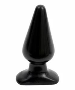 Doc Johnson Classic Plug Large Black - duży model, 14 cm, czarny