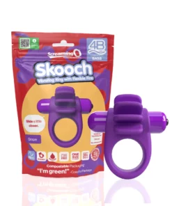 The Screaming O Skooch Pierścień Wibrujący 5 Trybow Fioletowy