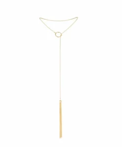 Bijoux Indiscrets Magnifique Tickler Pendant Gold - naszyjnik dekoracyjny, złoty