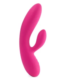 FeelzToys Lea Rubine Red Glitter model dwusilnikowy, silikonowy 20,2 cm