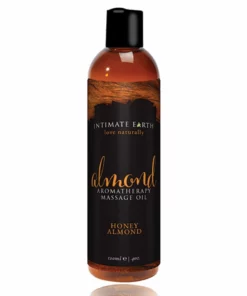 Intimate Earth Olejek do masażu Almond 240ml - migdałowy, naturalny