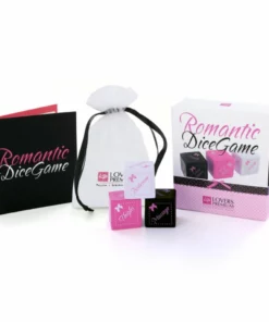 LoversPremium Dice Game Romantic - Zestaw Kości do Gry, 3 sztuki