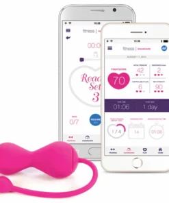 OhMiBod Lovelife Krush Pink - inteligentny trenażer mięśni dna miednicy