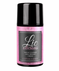 Sensuva Lic-o-licious Cotton Candy żel smakowy do masażu jamy ustnej 50 ml