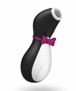 Satisfyer Penguin masażer powietrzny Air Pulse, silikon, USB, czarny