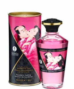 Shunga Aphrodisiac Warming Oil Raspberry 100ml rozgrzewający olejek do masażu