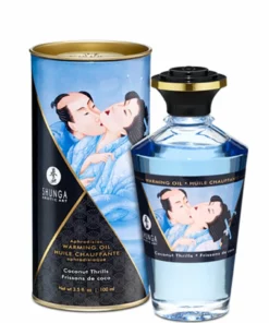 Shunga Aphrodisiac Oil Coconut Thrills 100ml - rozgrzewający olejek do masażu