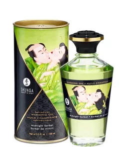 Shunga Aphrodisiac Warming Oil Midnight Sorbet 100ml rozgrzewający olejek