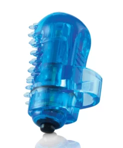 The Screaming O FingO Tingly Blue - Model do stymulacji dłoniowej, silikon SEBS