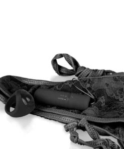 The Screaming O Panty Vibe Black - model zdalnie sterowany, 10 trybow