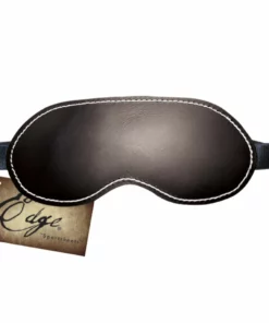 Sportsheets Edge Leather - Regulowana opaska na oczy ze skory naturalnej