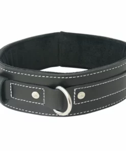 Sportsheets Edge Lined Leather Collar - skorzana obroża z miękką podbitką