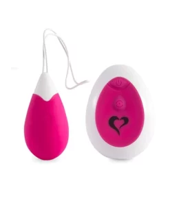 FeelzToys Anna Deep Pink - zdalnie sterowane jajko, 10 trybow, silikon