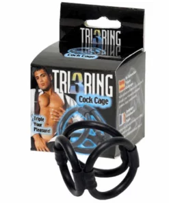 ToyJoy Tri Ring Cage system pierścieniowy z trzema obręczami