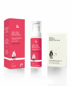 YESforLOV Delice Deluxe Zestaw do Masażu Red Fruits 50ml + Kryształki 7g