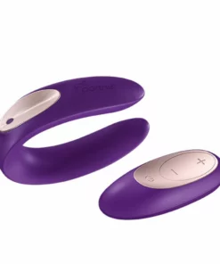 Satisfyer Double Plus Remote silikonowy model dla par sterowany pilotem