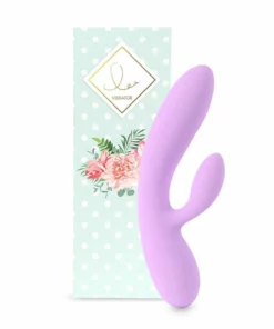FeelzToys Lea Lilac - dwusilnikowy model silikonowy, wodoodporny 20,2 cm
