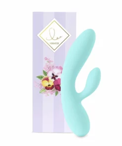 FeelzToys Lea Ocean Blue - silikonowy model podwojny, wodoodporny, 20,2 cm