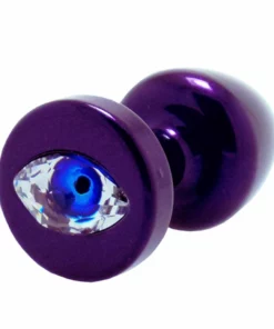 Diogol Anni R Eye Purple Crystal 25mm ozdobny korek aluminiowy