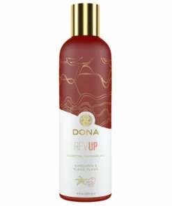 Dona Massage Oil Rev Up Mandarynka & Ylang Ylang 120ml - Naturalny olejek aromaterapeutyczny