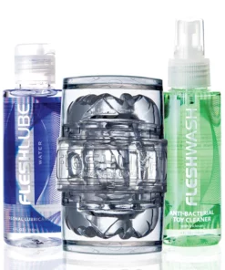 Fleshlight Quickshot Vantage Combo Pack - kompaktowy zestaw higieniczny